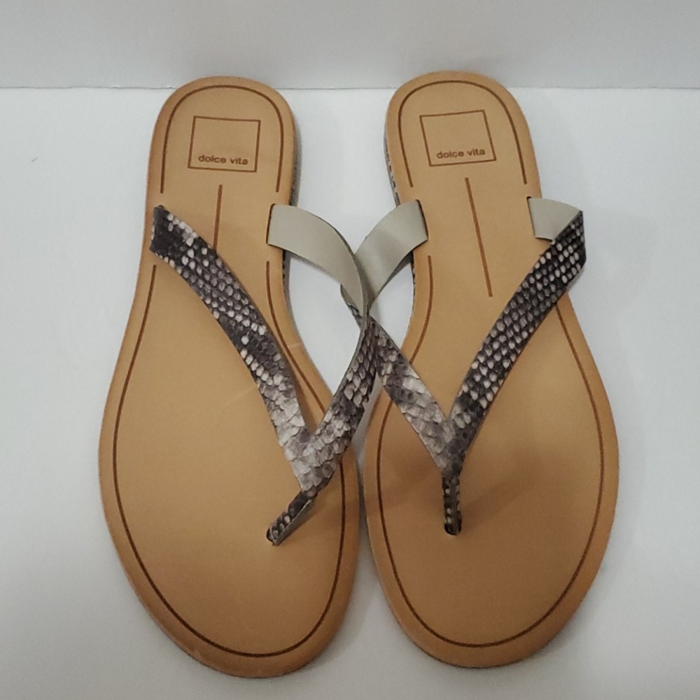 Dana Snake Print Sandals